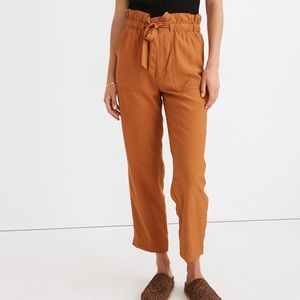 Madewell Dunaway Paperbag Pants